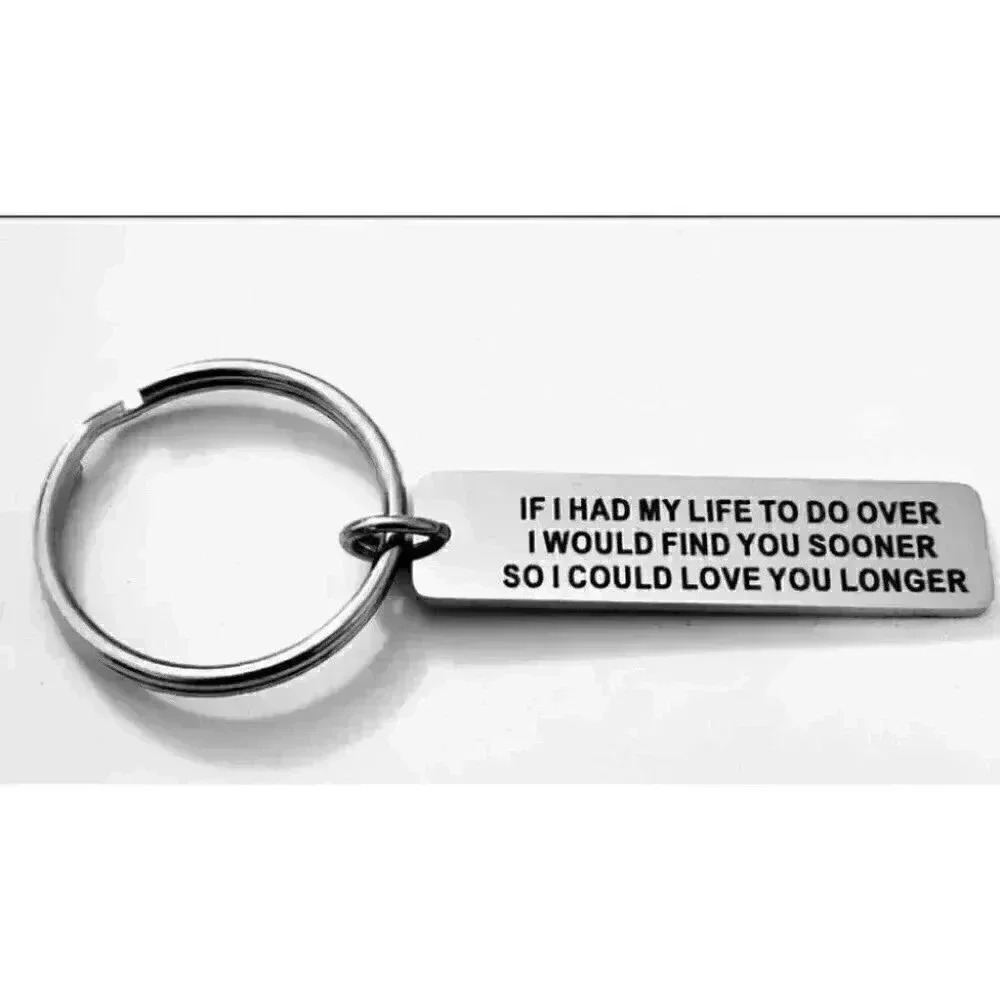 If I Had My Life To Do Over .... Keychain